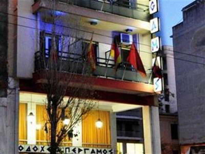 Pergamos Hotel Athena Bagian luar foto